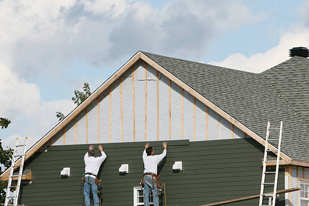 Professional Wood Siding technician working in East Freedom, PA